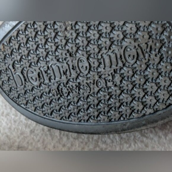 Bernie Mev Metallic Silver Grey Mule Heels Size 36 - Picture 3 of 11